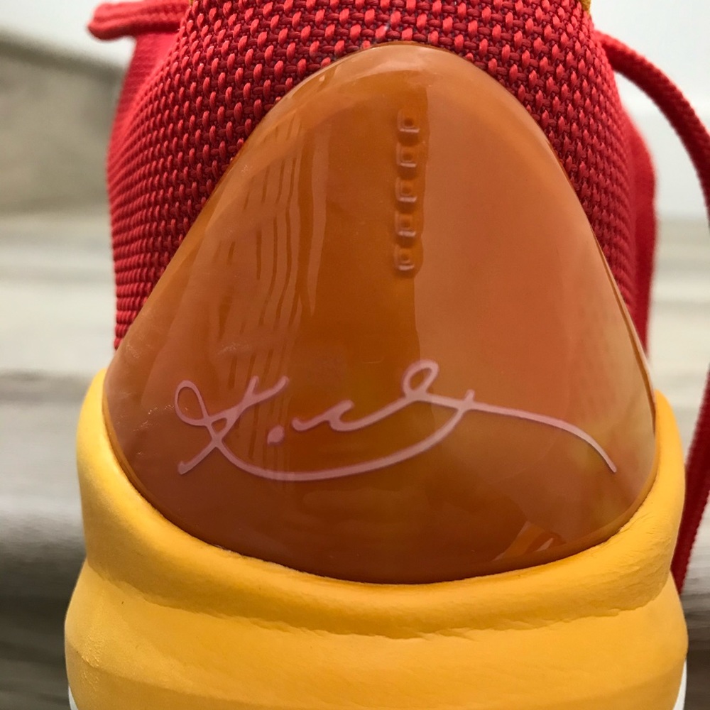 Nike Zoom Kobe V Red White Yellow
